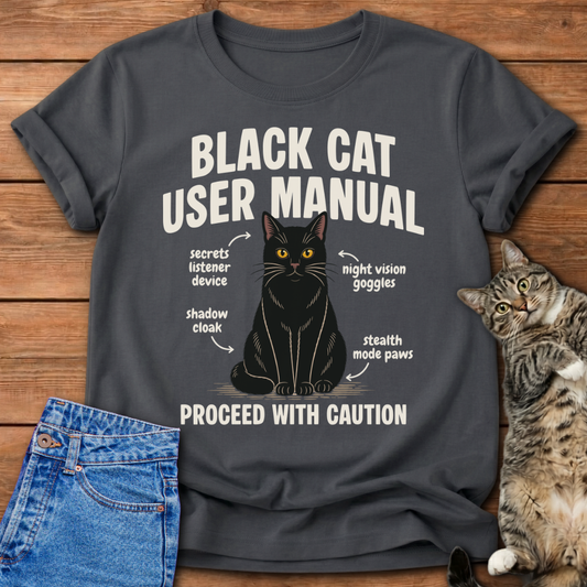 Black Cat Manual T-Shirt