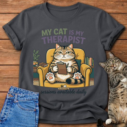My Cat Is My Therapist T-Shirt