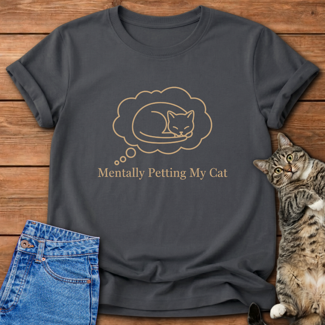 Petting My Cat T-Shirt