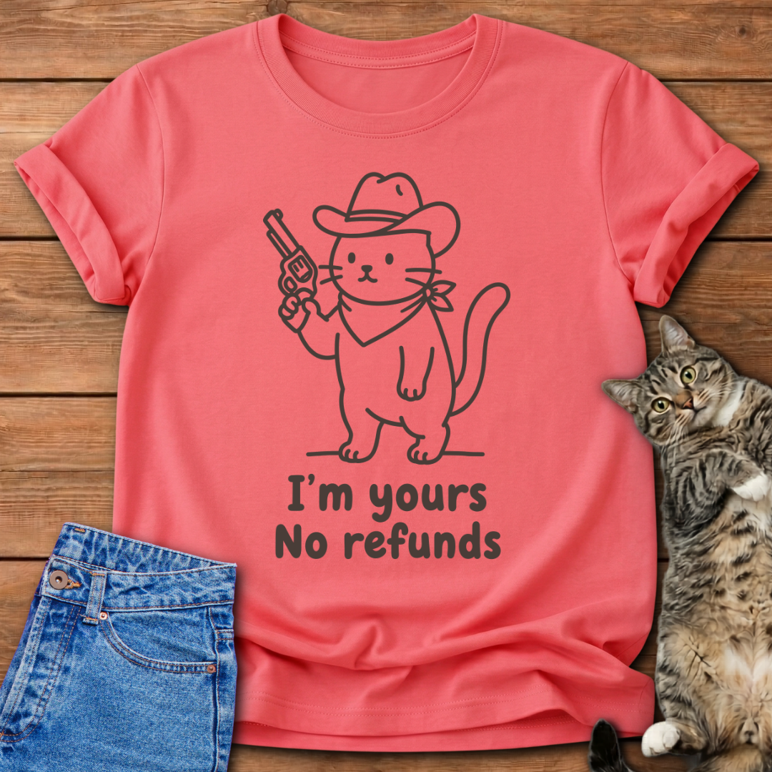 No Refunds Cowboy T-Shirt