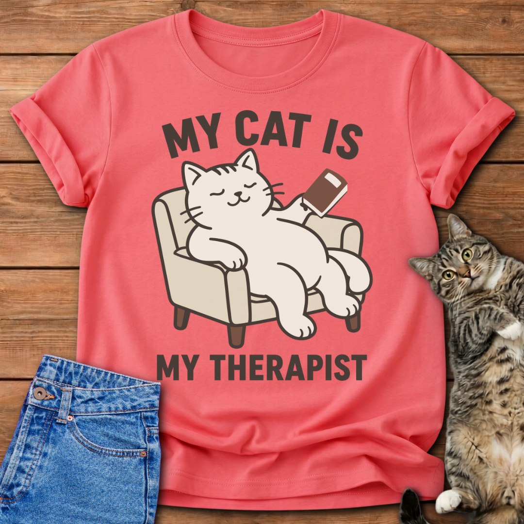 Cat Therapist T-Shirt