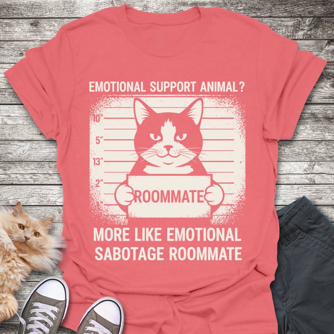 Emotional Sabotage Cat T-Shirt