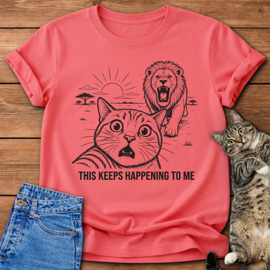 Panic Mode Cat T-Shirt