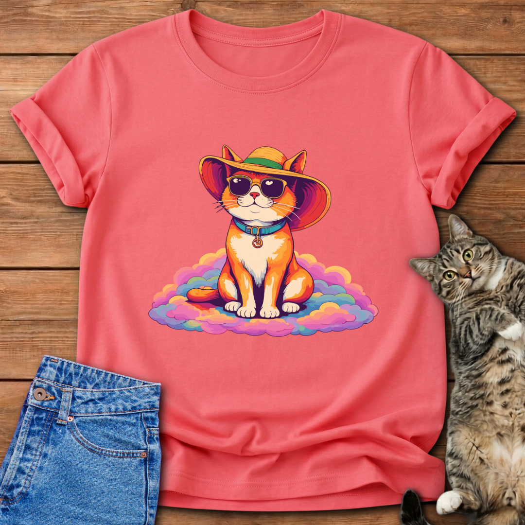 Cat With Sunglasses T-Shirt