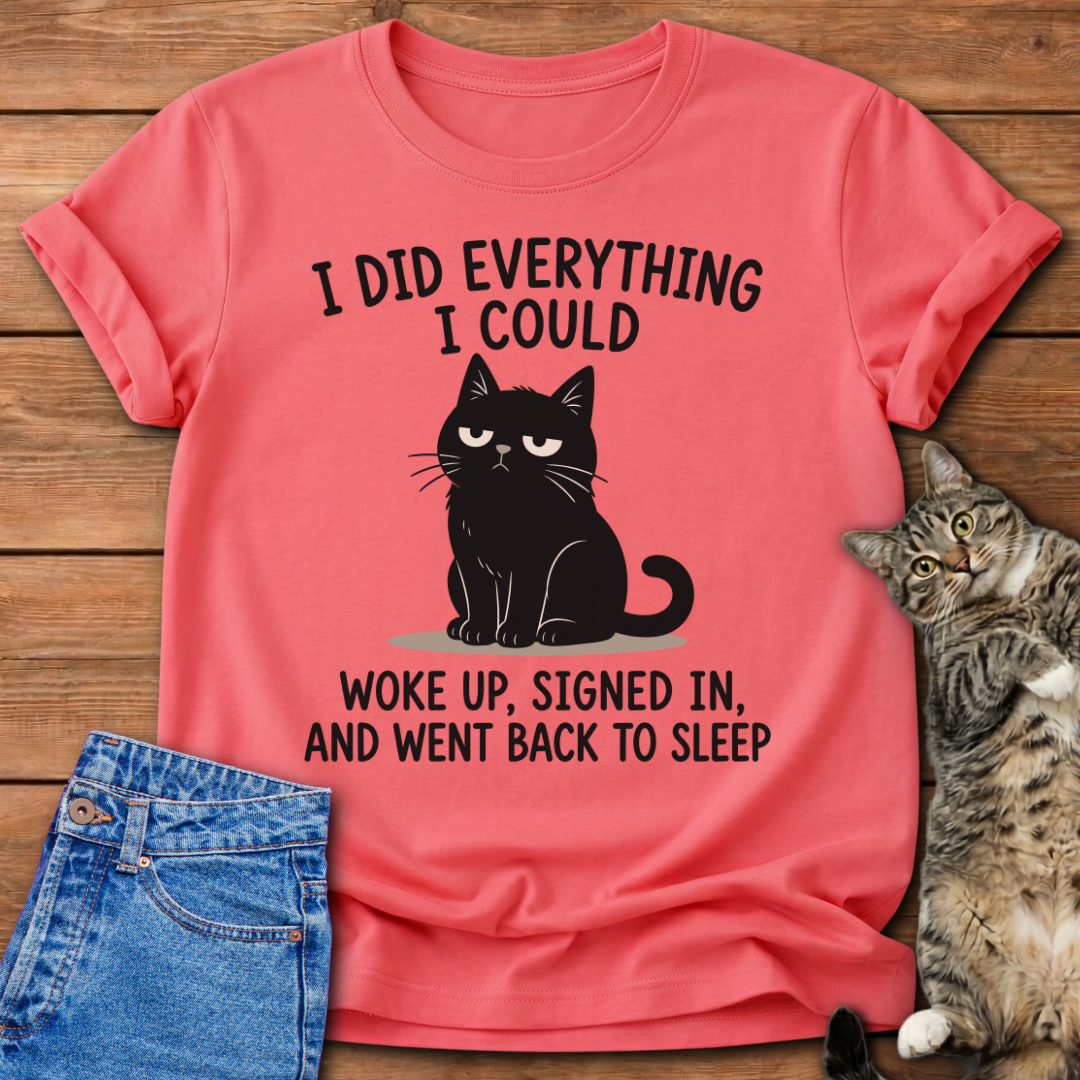 Productive Cat T-Shirt