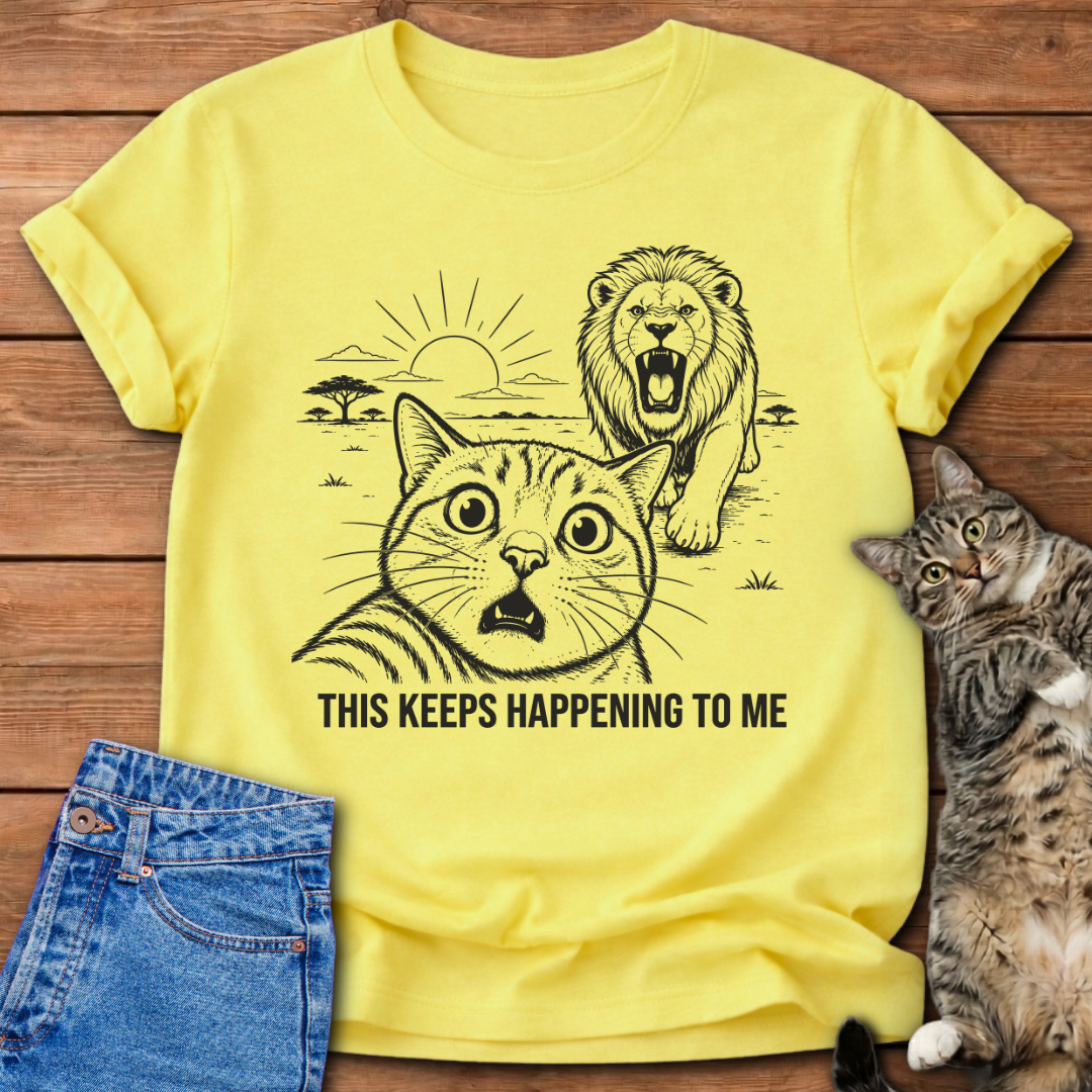 Panic Mode Cat T-Shirt