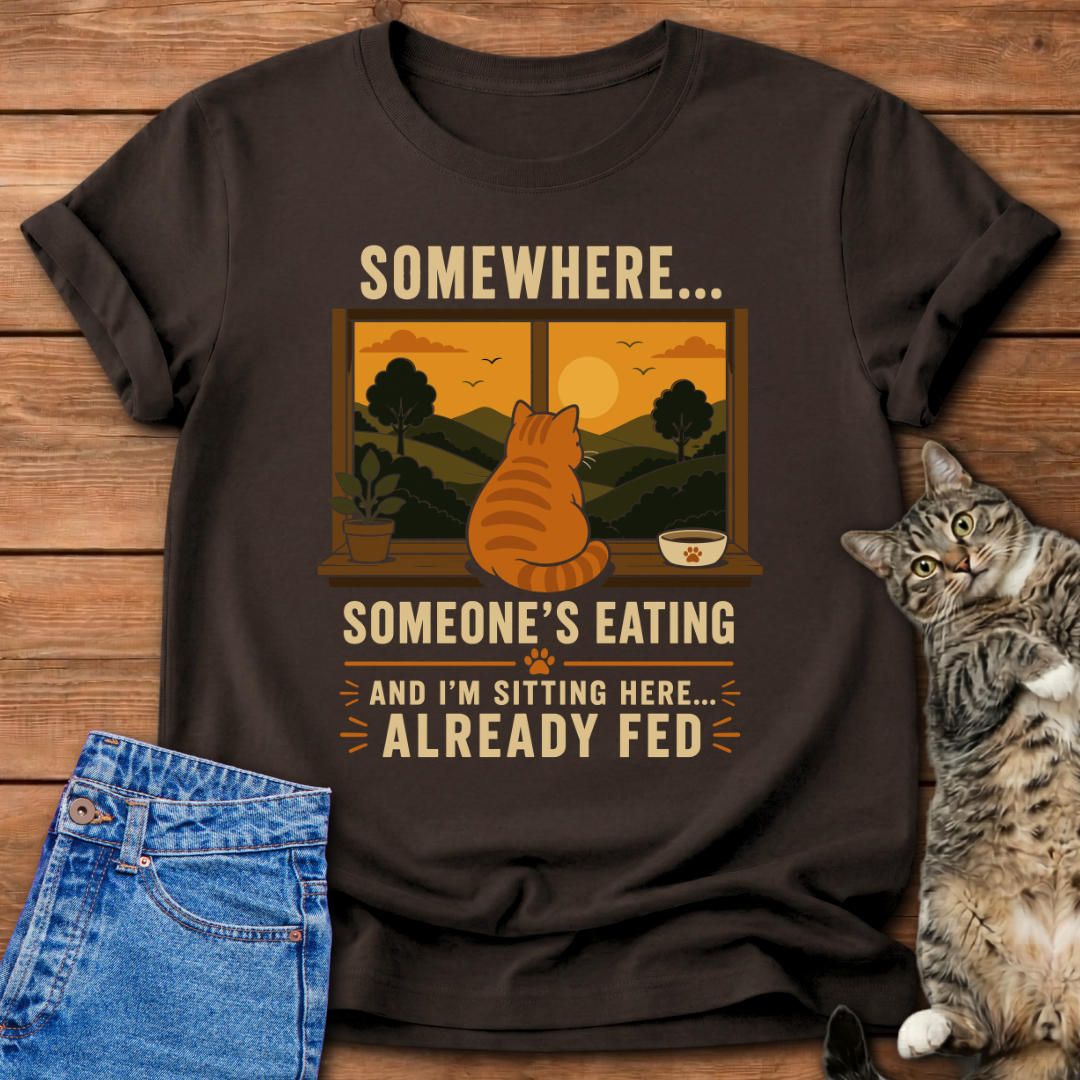 Already Fed Cat T-Shirt