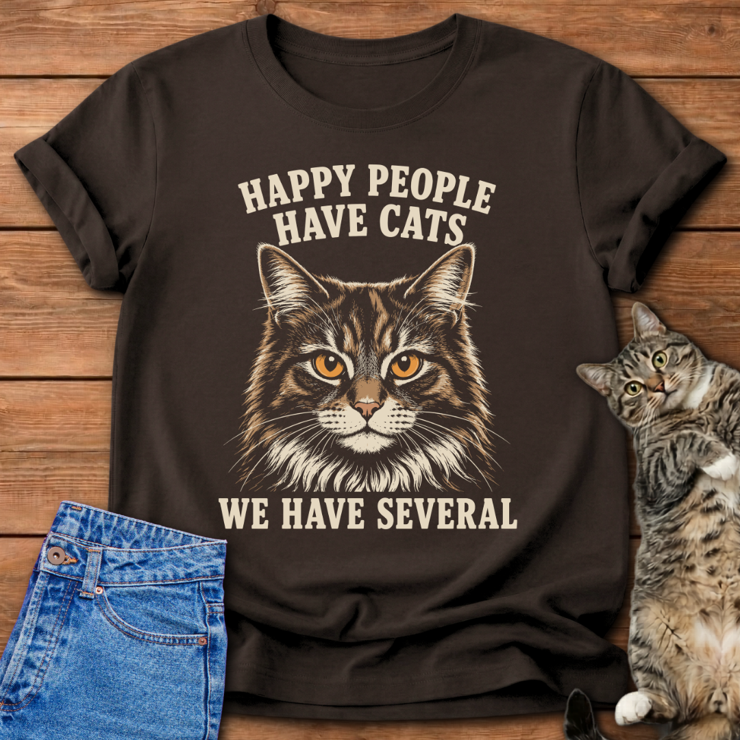 Happy Cat People T-Shirt