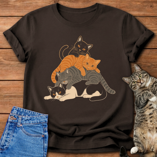 Stacked Cats T-Shirt