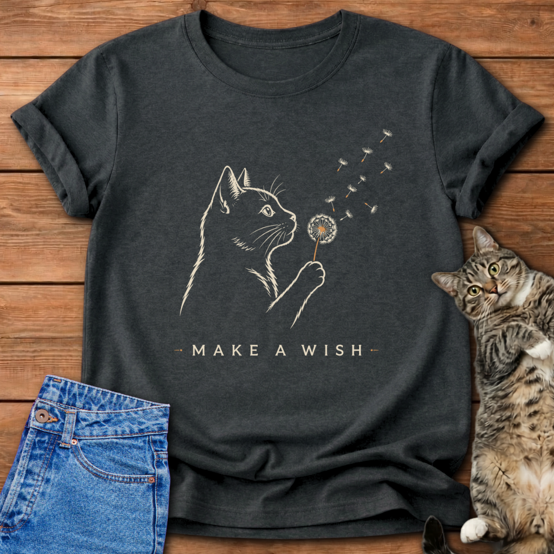 Make A Wish Cat T-Shirt