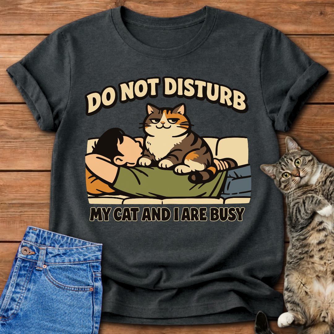 Do Not Disturb Cat T-Shirt