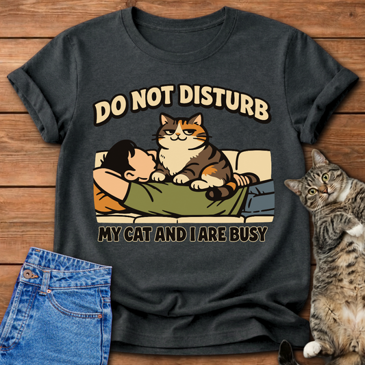Do Not Disturb Cat T-Shirt