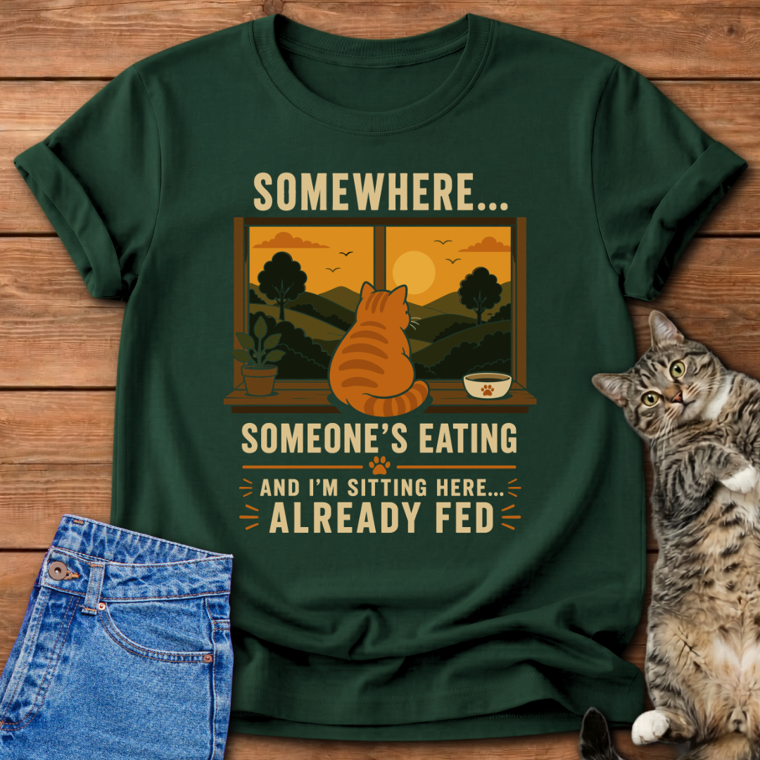 Already Fed Cat T-Shirt