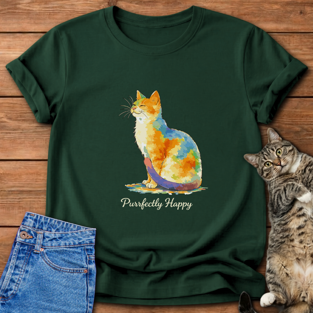 Purrfectly Happy T-Shirt