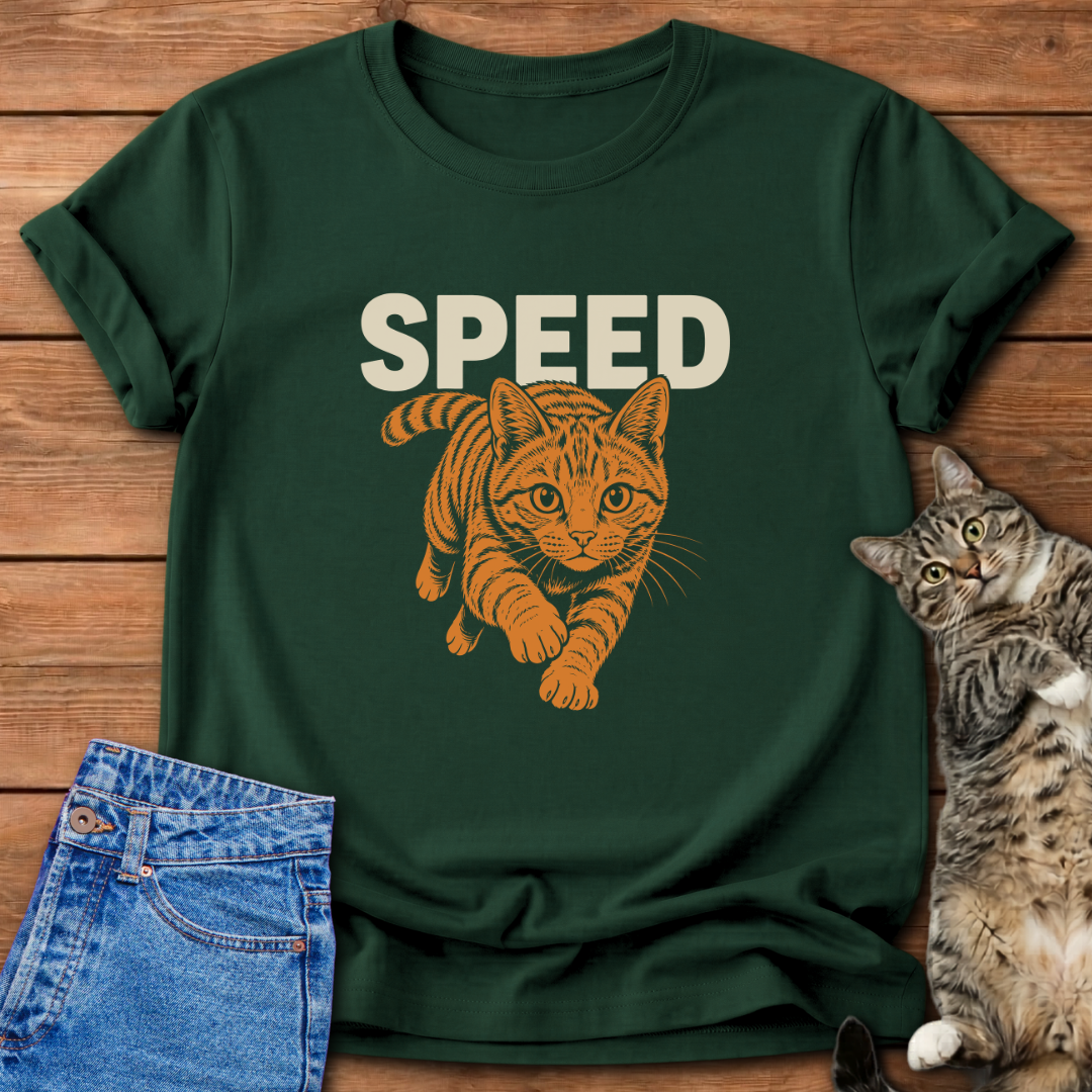Orange Cat Speed T-Shirt