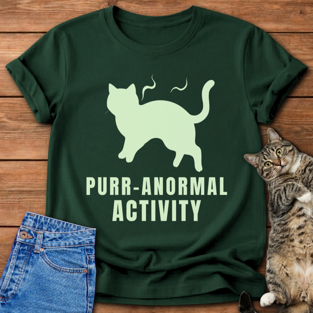 Purr-Anormal Activity T-Shirt