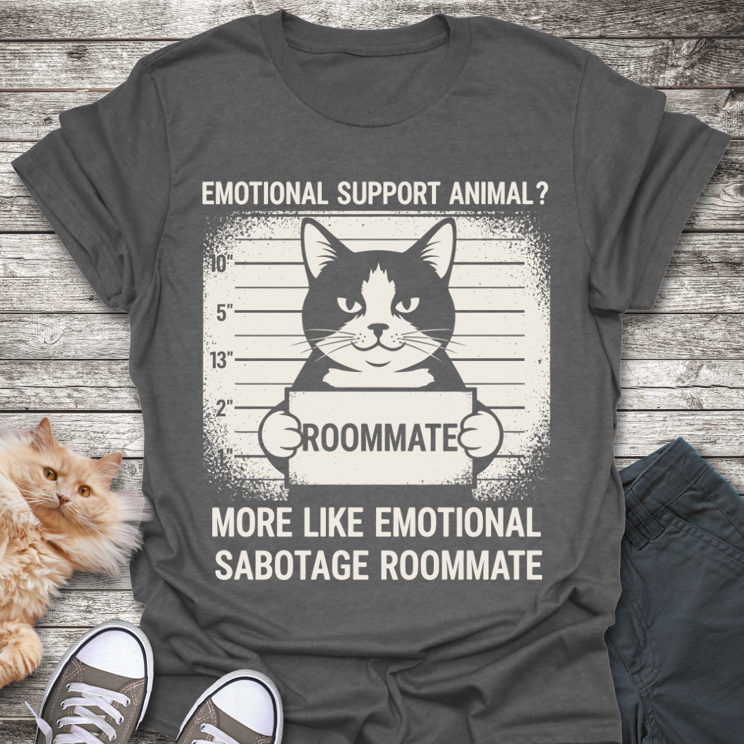 Emotional Sabotage Cat T-Shirt