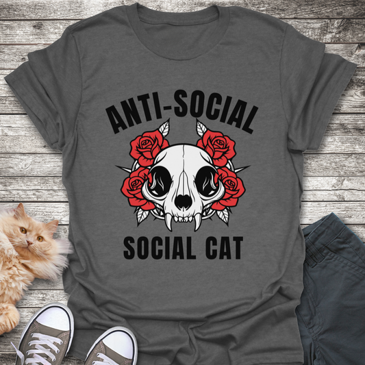 Anti-Social Cat T-Shirt