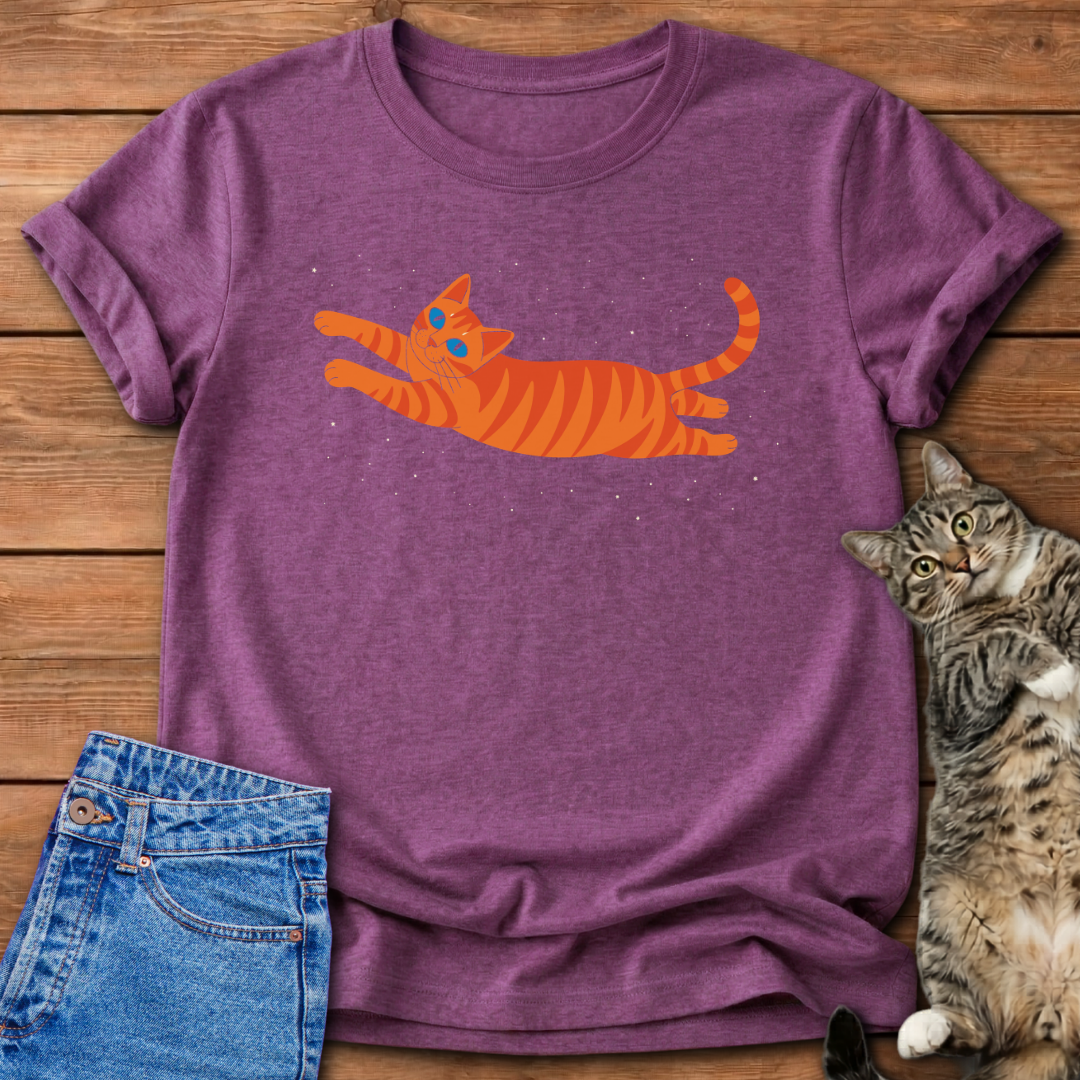 Floating Space Cat T-Shirt