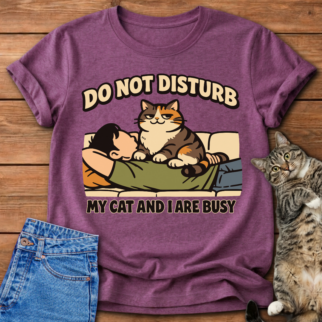 Do Not Disturb Cat T-Shirt