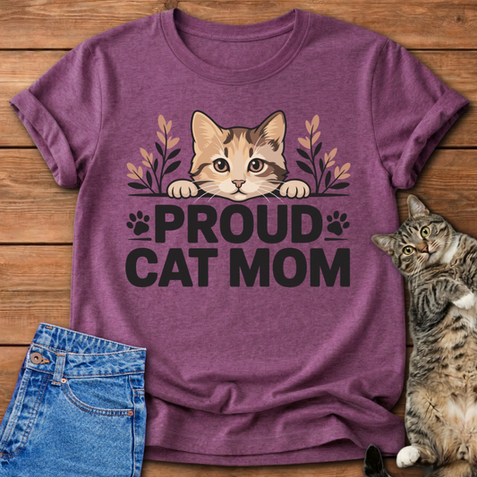 Proud Cat Mom T-Shirt