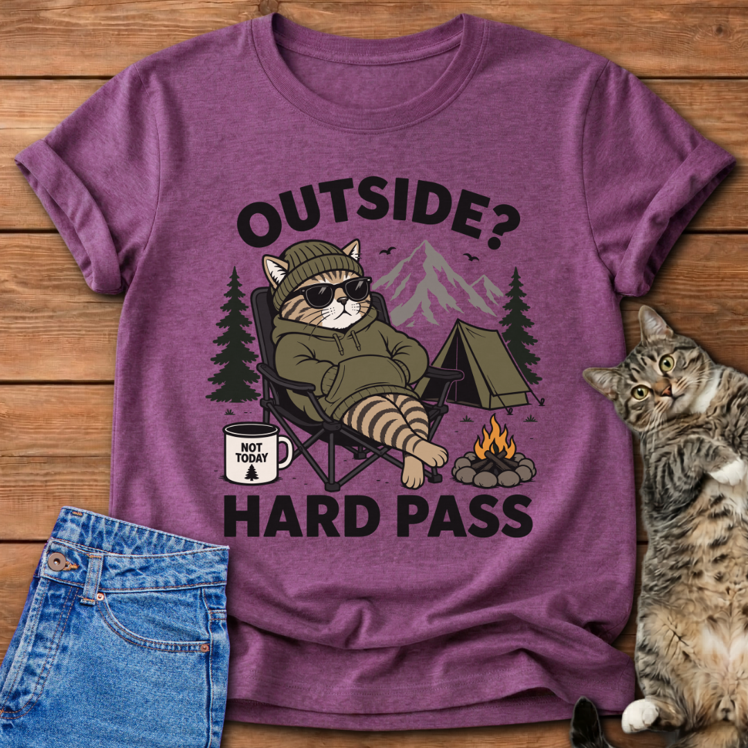 Camping Cat T-Shirt