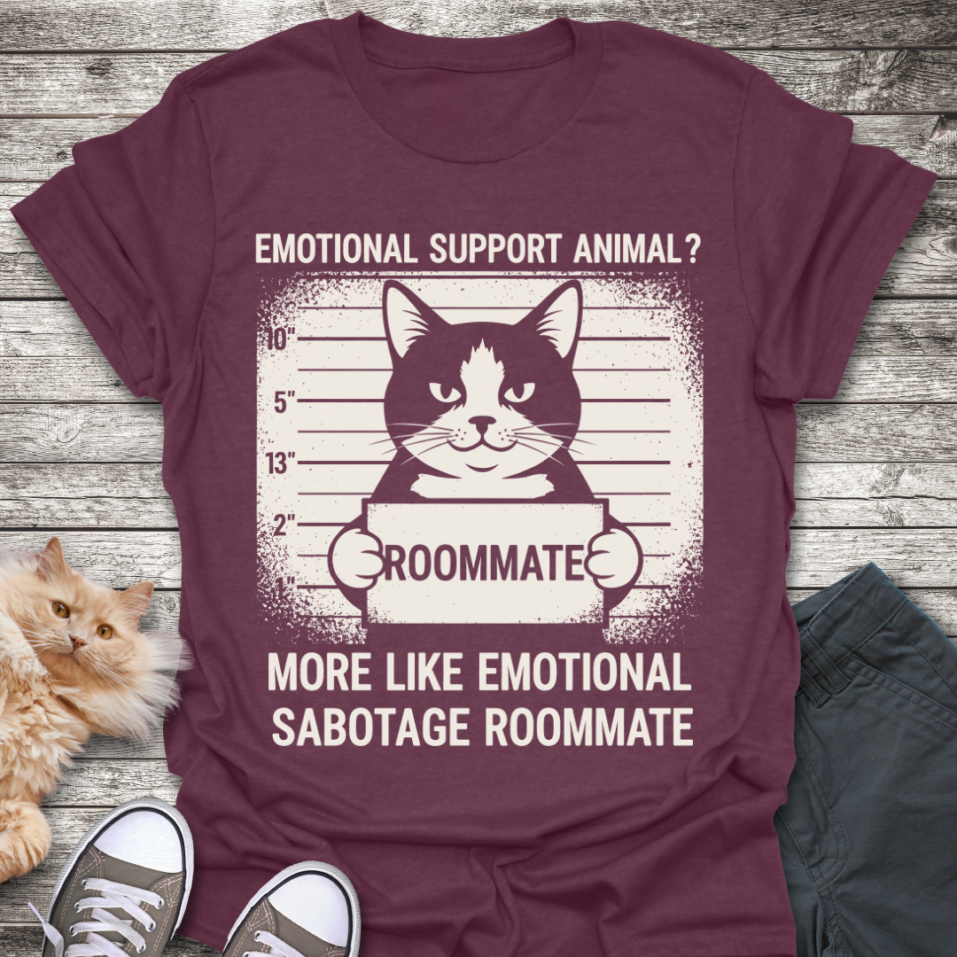 Emotional Sabotage Cat T-Shirt