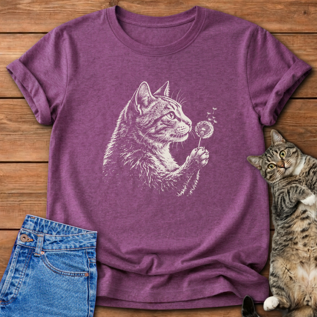 Wish Blow Cat T-Shirt
