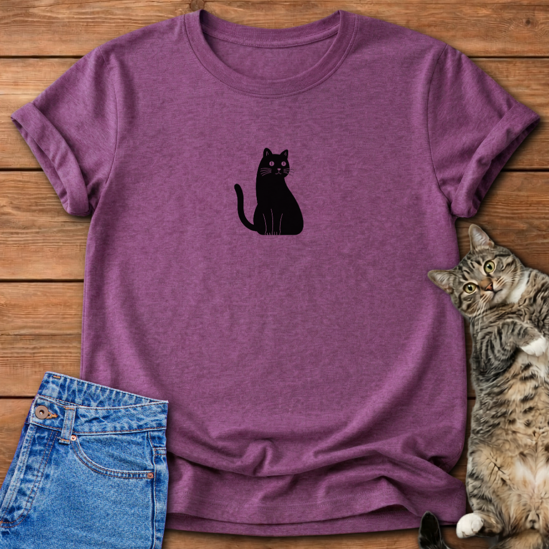 Whimsical Feline T-Shirt
