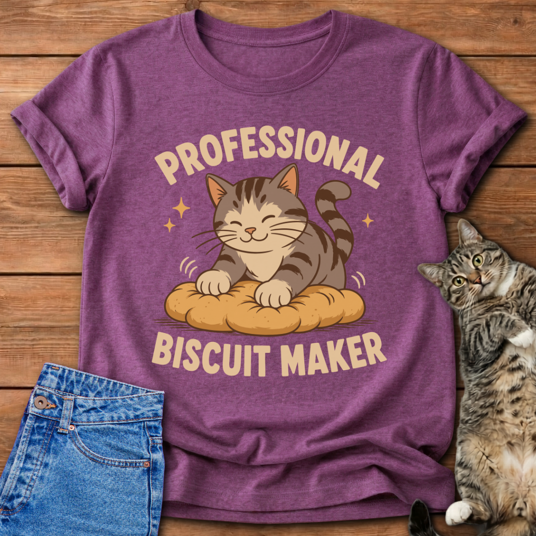 Professional Biscuit Maker Cat T-Shirt