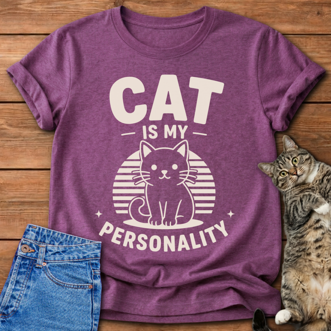 Cat Is My Personality T-Shirt