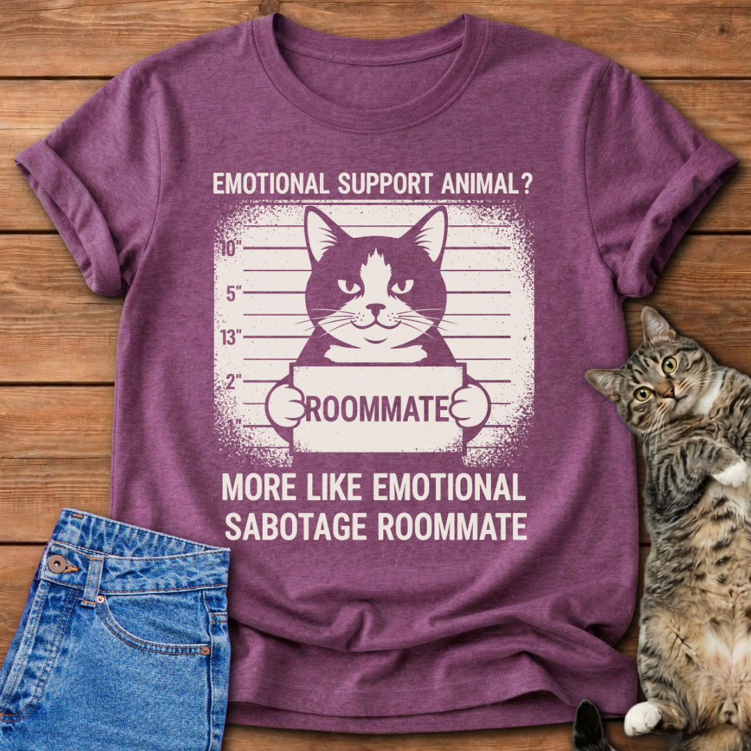 Emotional Sabotage Cat T-Shirt