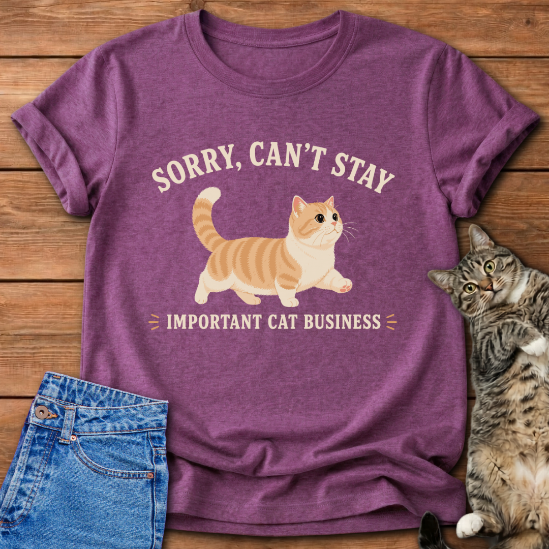 Important Cat Business T-Shirt