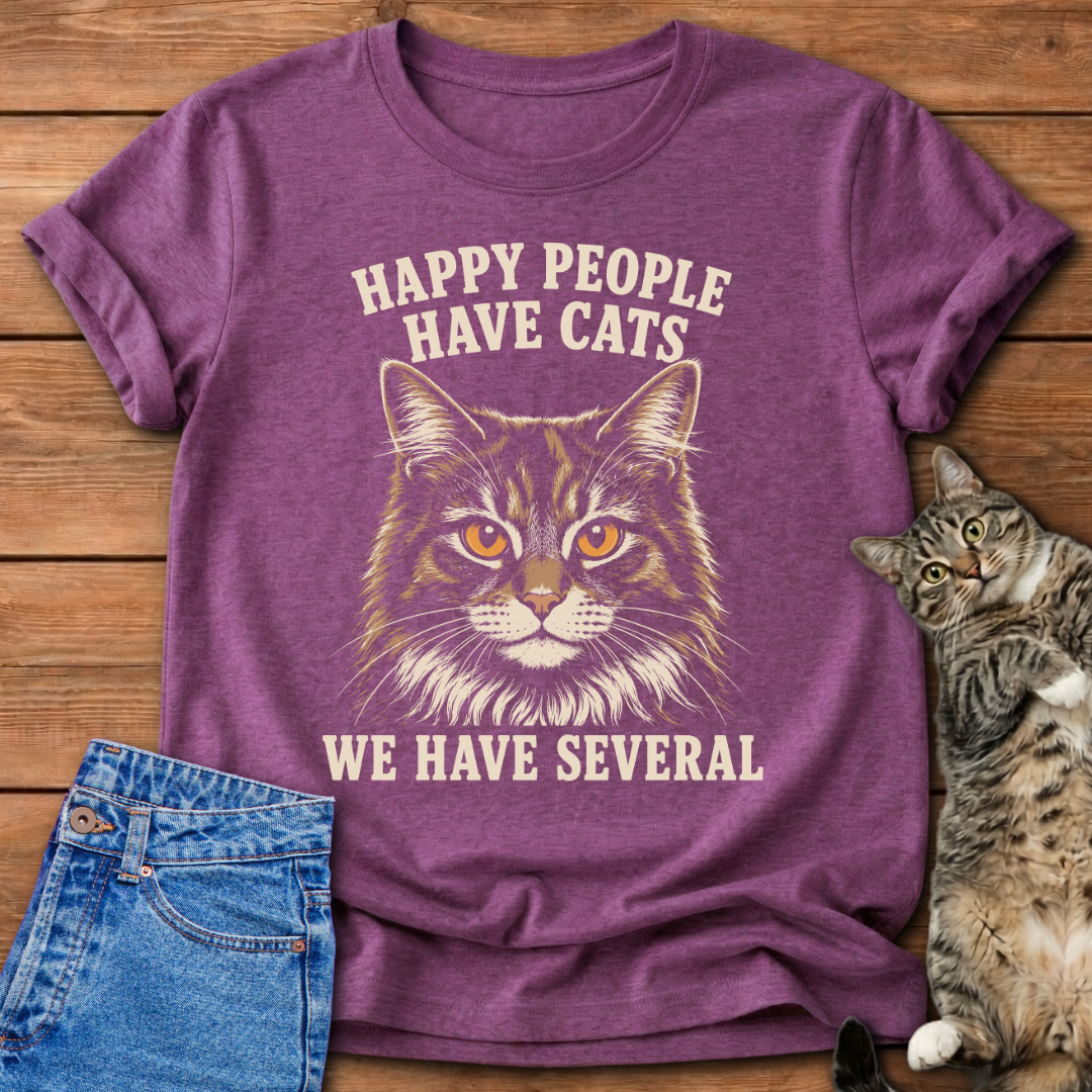 Happy Cat People T-Shirt