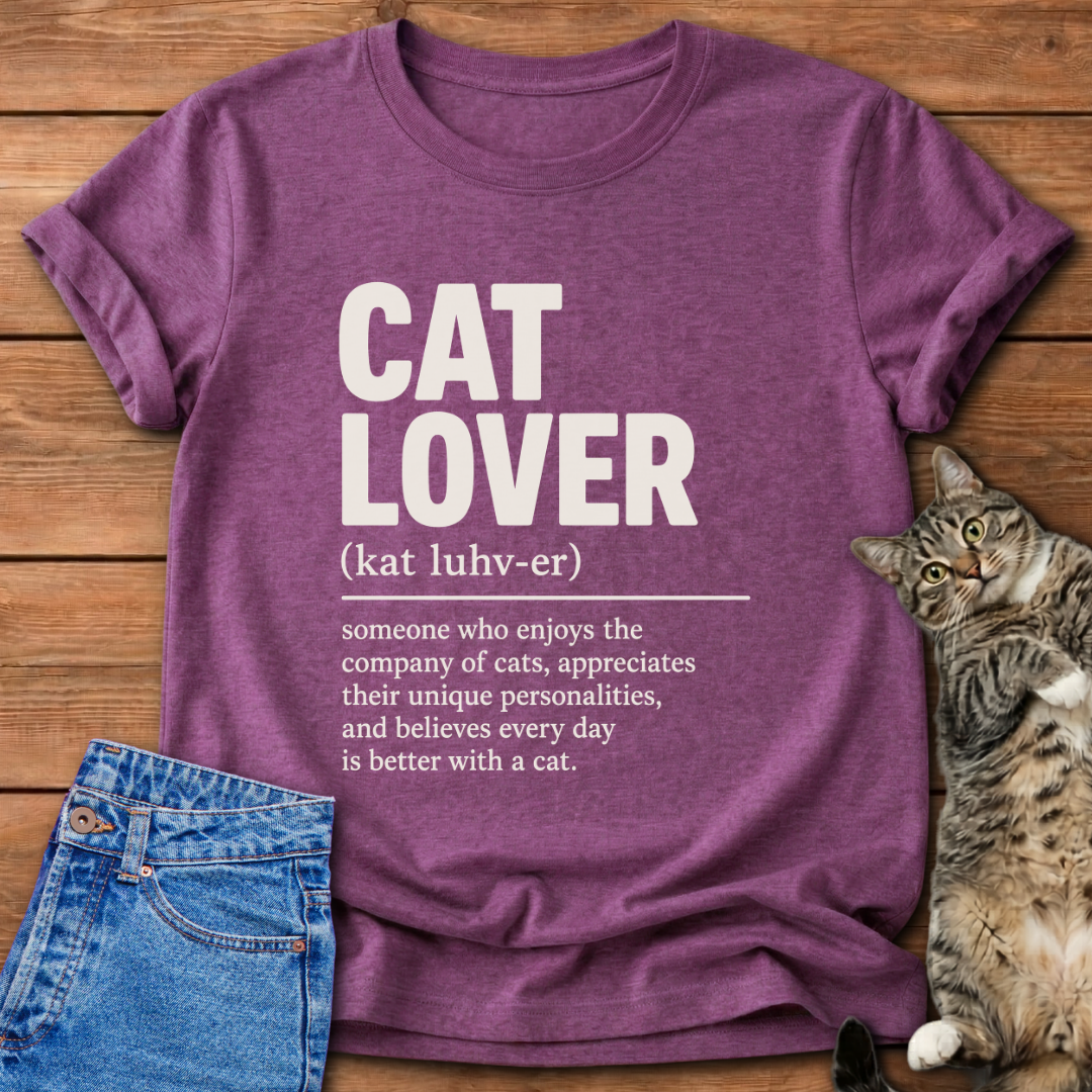 Cat Lover Definition T-Shirt