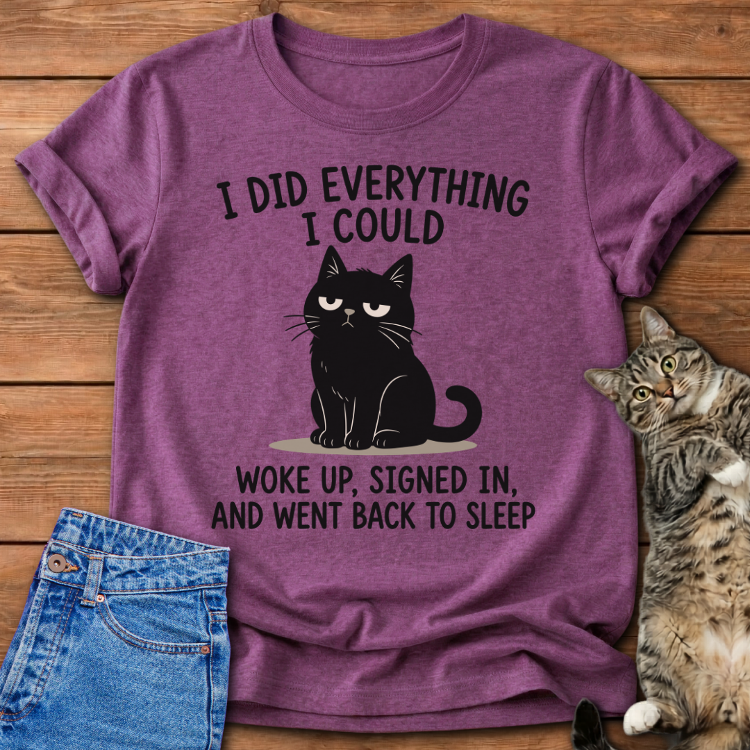 Productive Cat T-Shirt