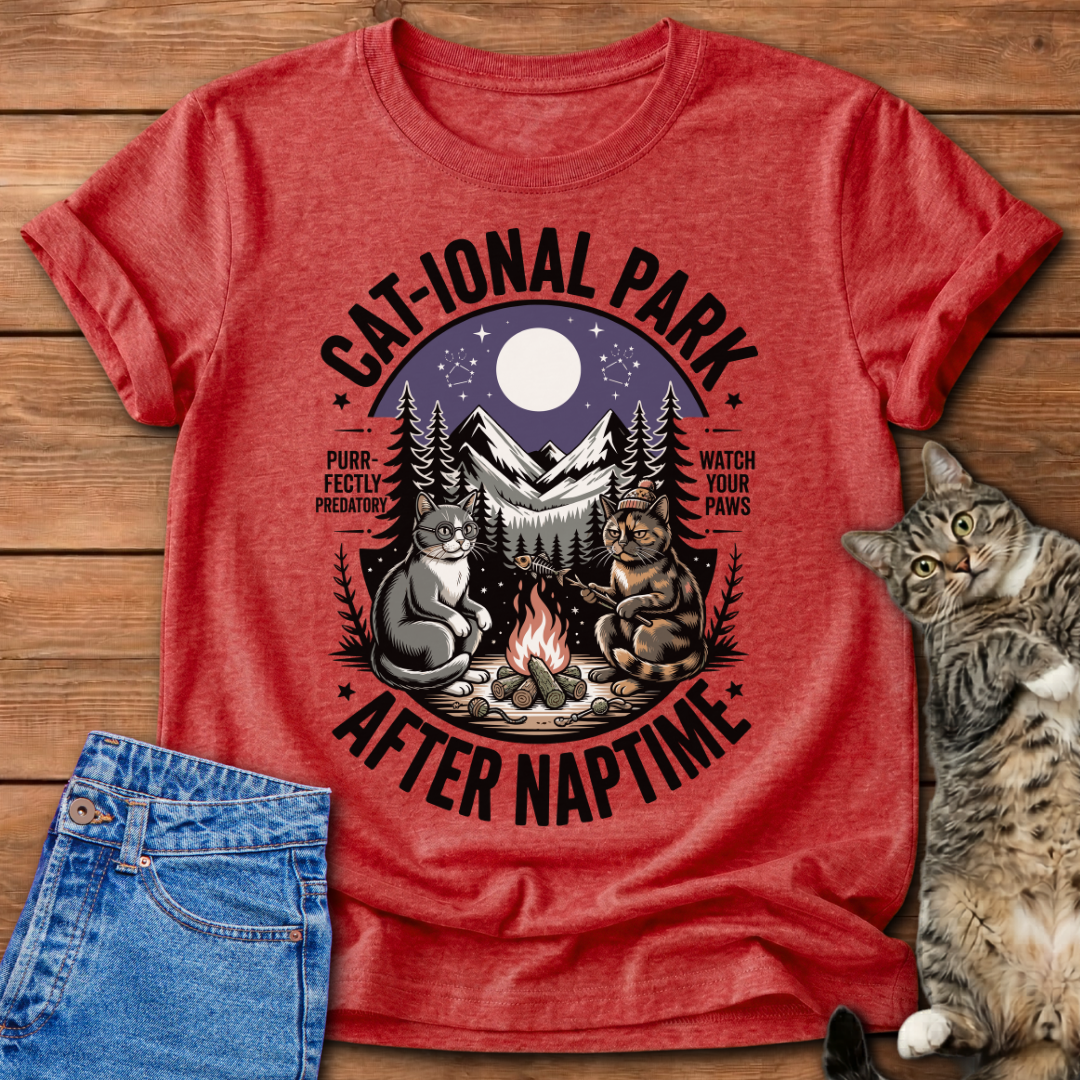 Cat-ional Park After Naptime T-Shirt
