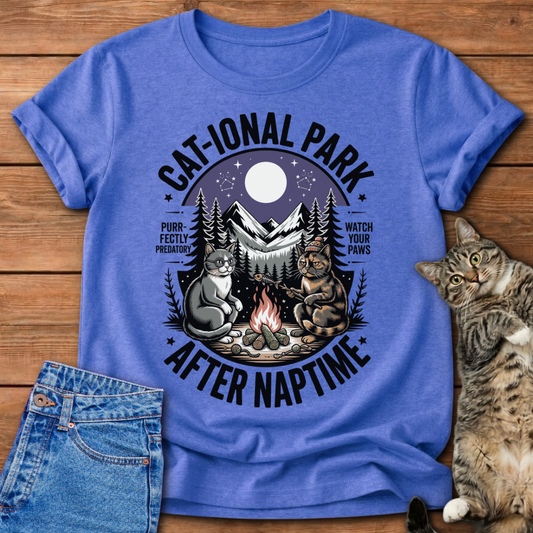 Cat-ional Park After Naptime T-Shirt