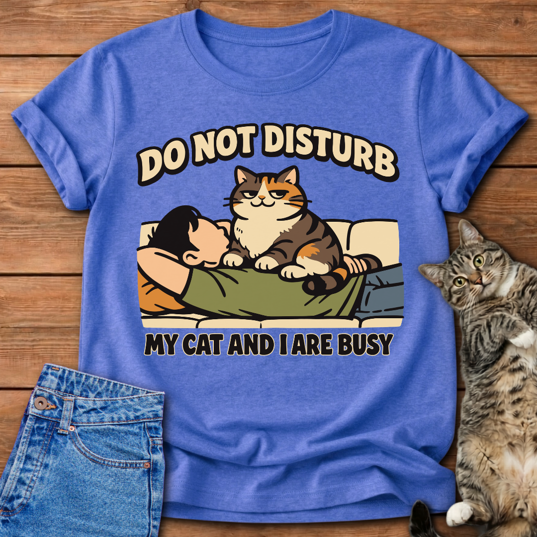 Do Not Disturb Cat T-Shirt