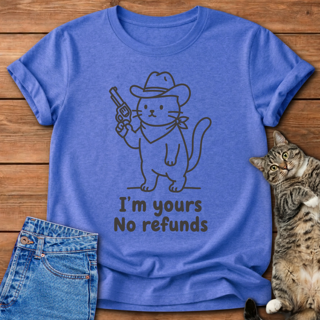 No Refunds Cowboy T-Shirt