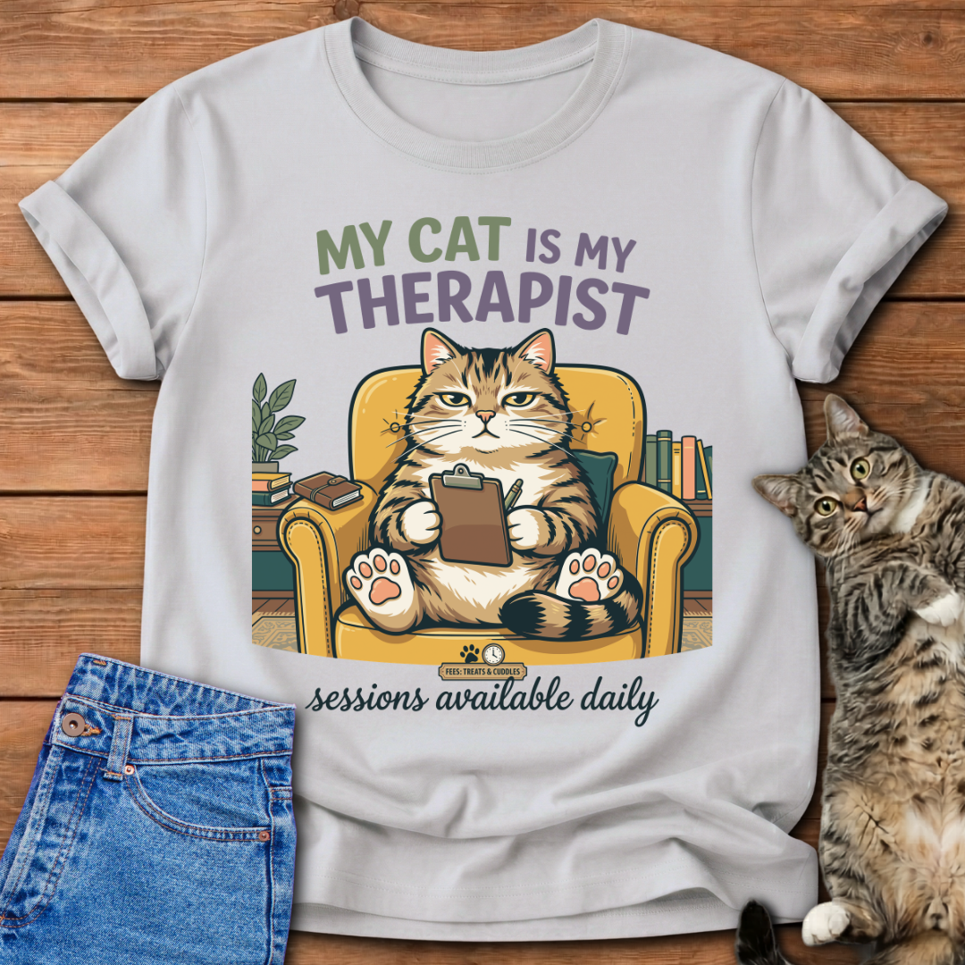 My Cat Is My Therapist T-Shirt