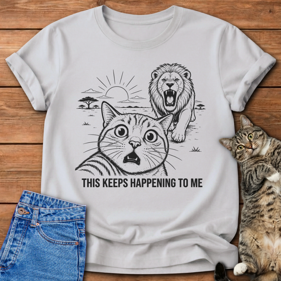 Panic Mode Cat T-Shirt