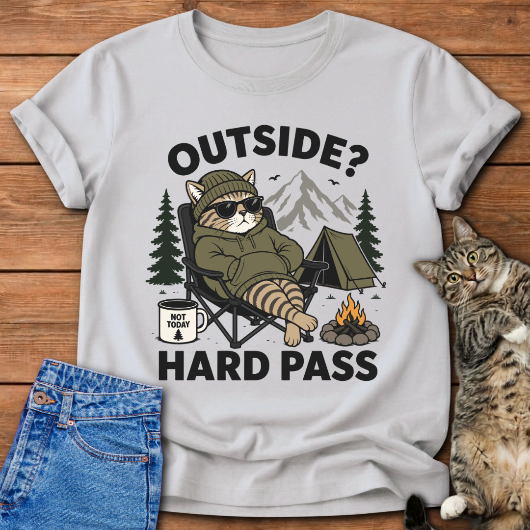 Camping Cat T-Shirt