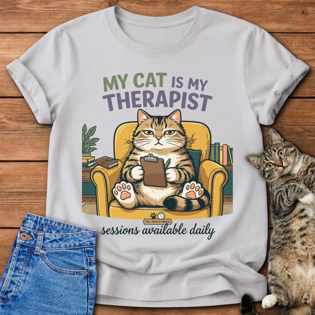 My Cat Is My Therapist T-Shirt