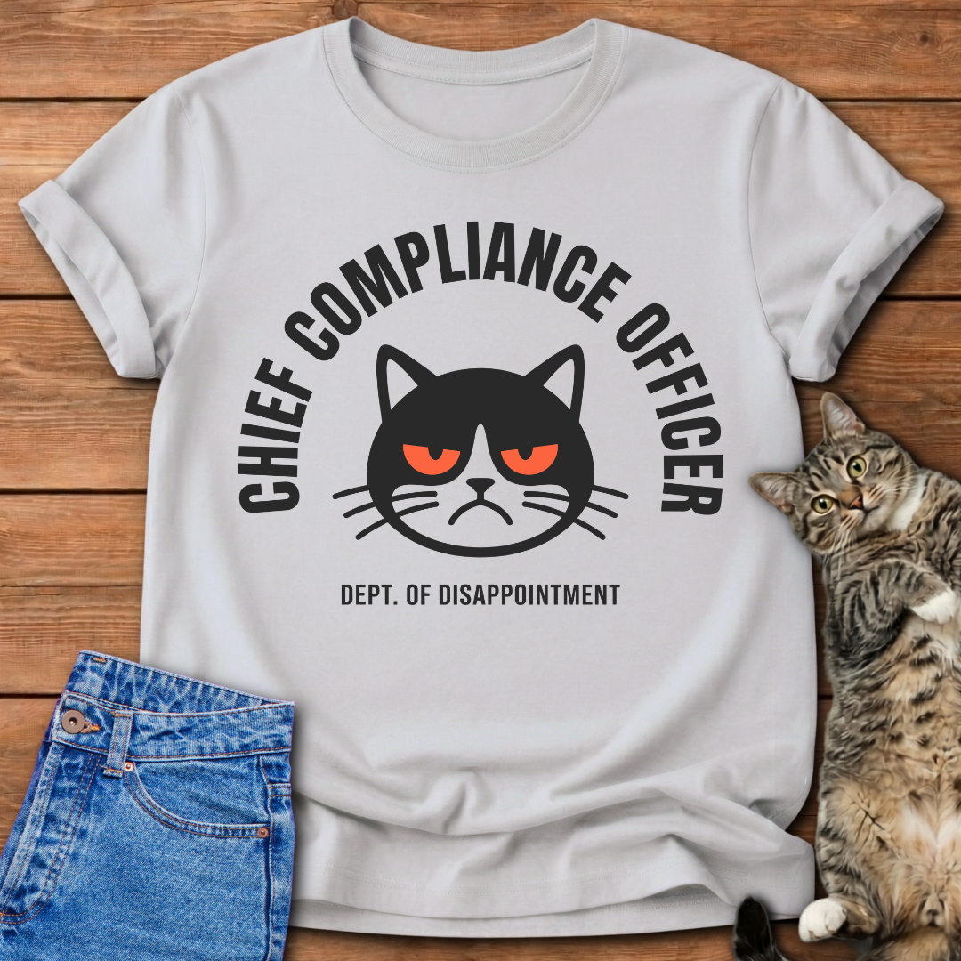 Chief Compliance Officer Cat T-Shirt