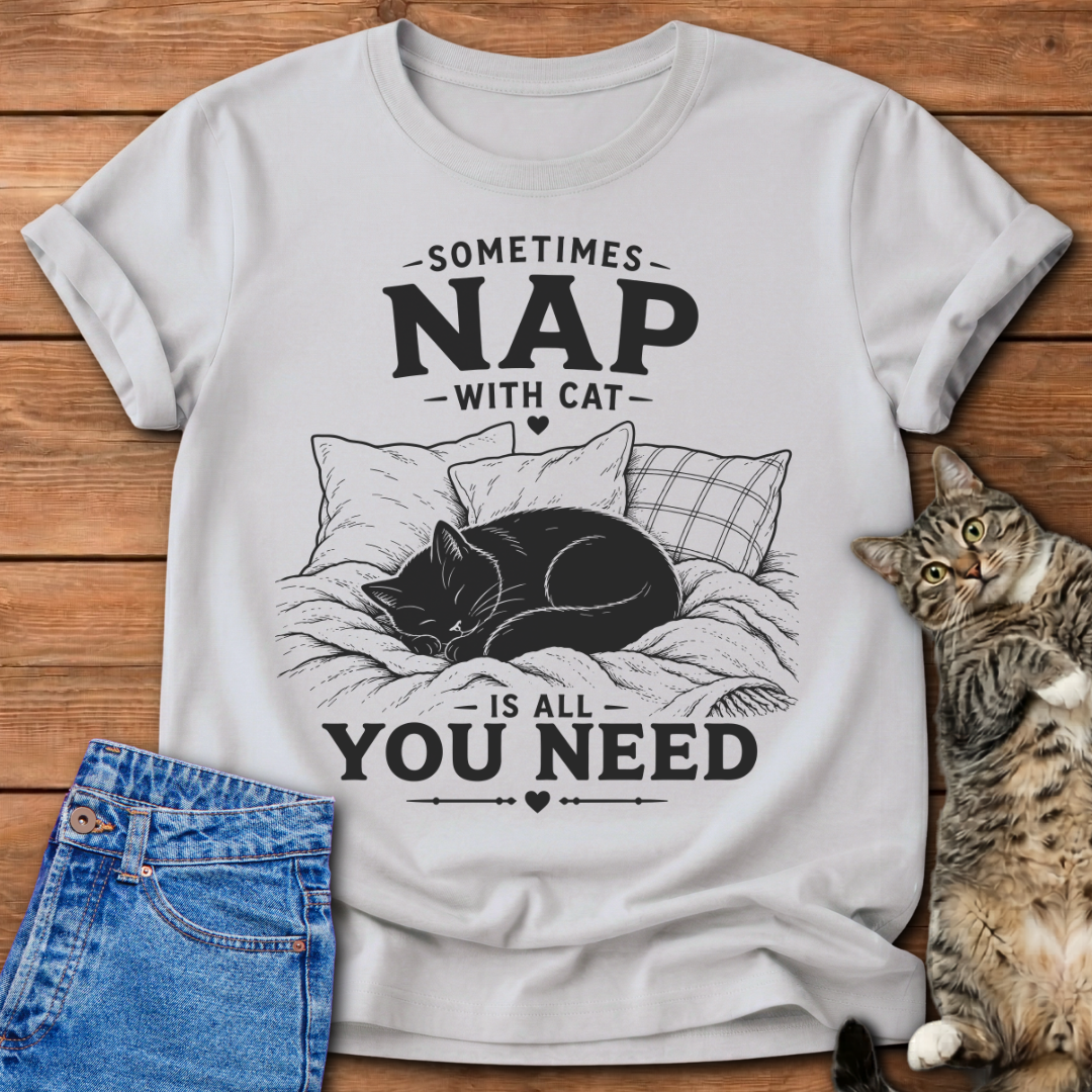 Nap With Cat T-Shirt