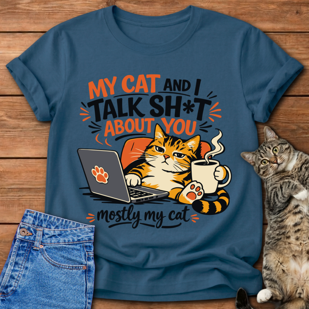 My Cat and I Talk T-Shirt