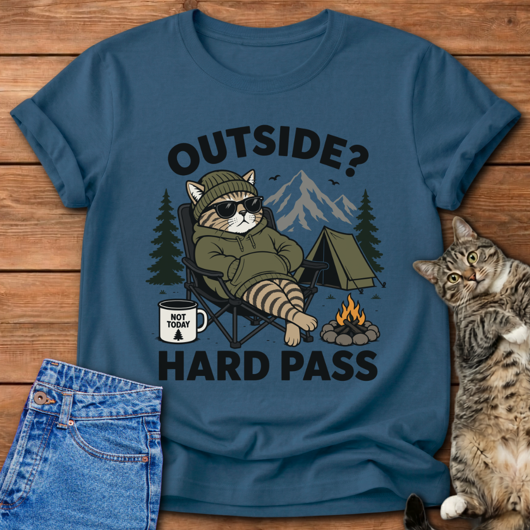 Camping Cat T-Shirt