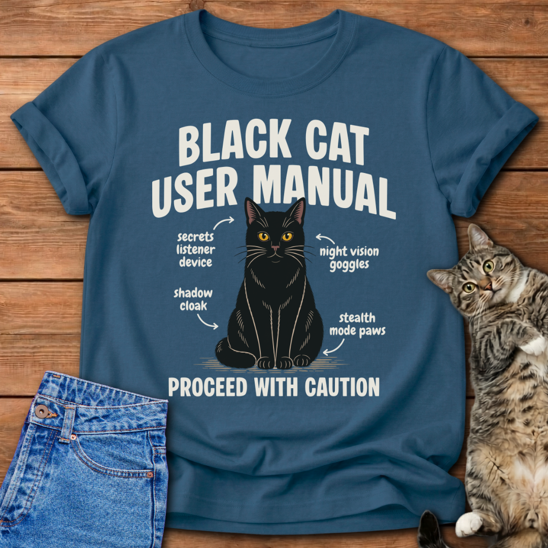 Black Cat Manual T-Shirt