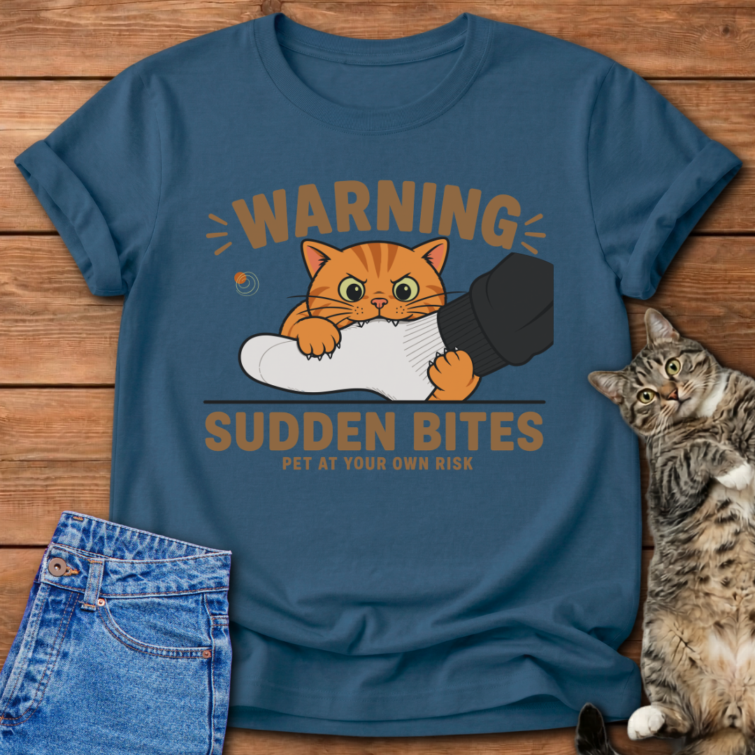 Warning Sudden Bites T-Shirt